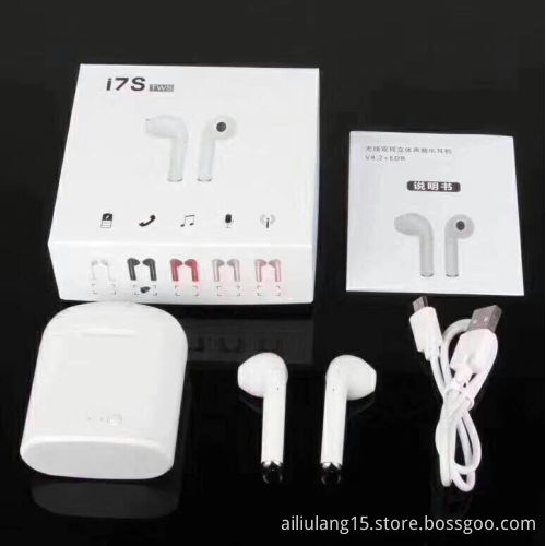 Truly wireless bluetooth earbuds with charging box
